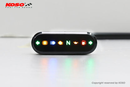 Indicator Light Display Meter Black