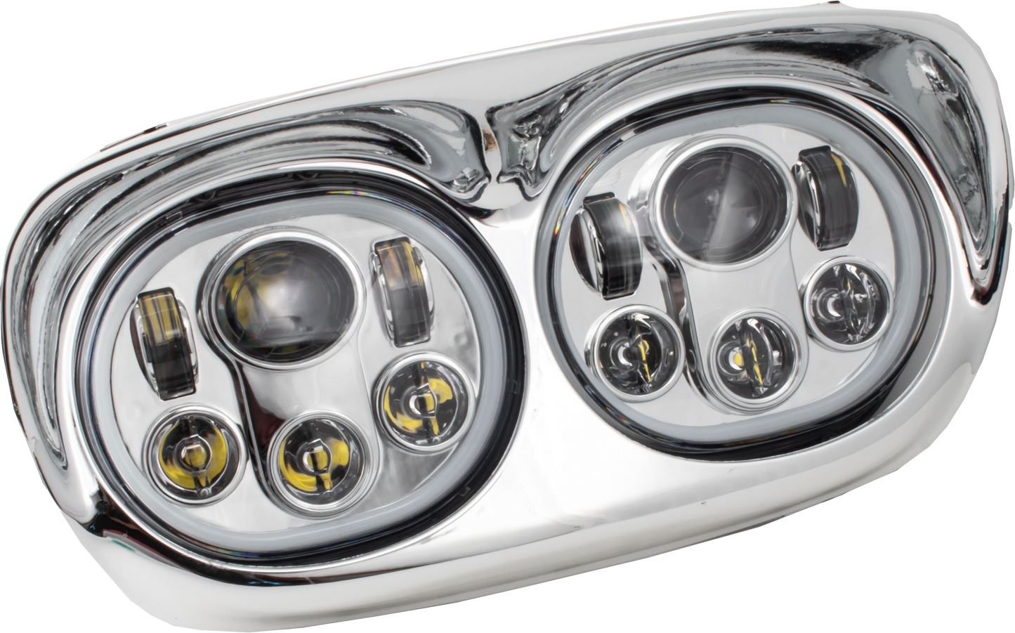 Led Headlight Chr/Chr Halo Fltr `98 13