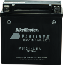 BikeMaster AGM Battery - MS12-14L-BS