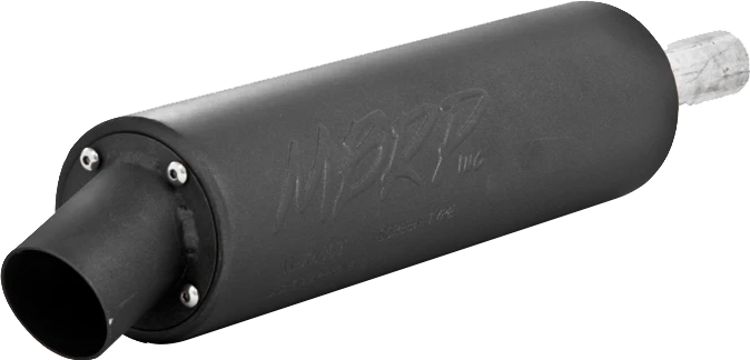 Single Slip On System W/ Utility Muffler Blk Yam