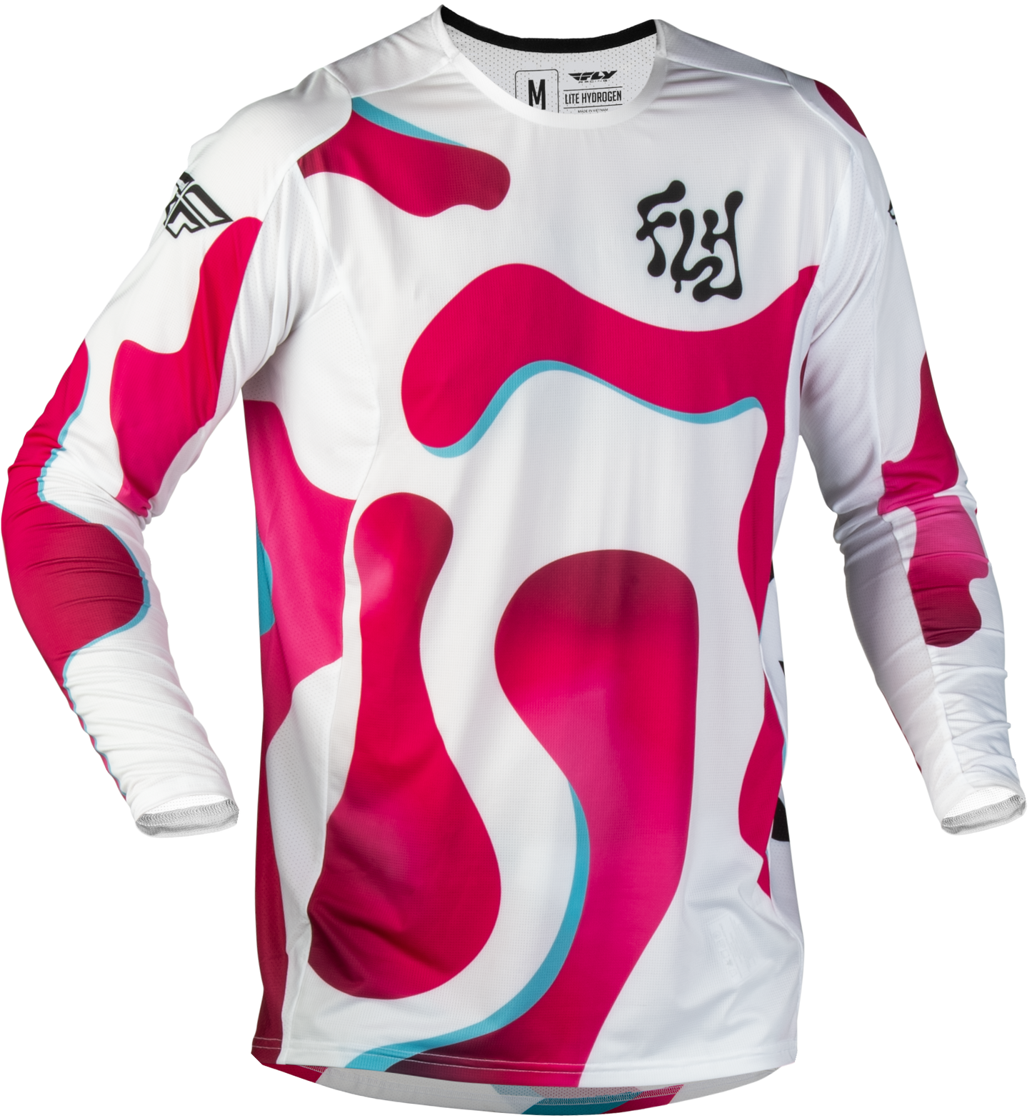 Lite Vibe Jersey White/Pink/Blue 2x