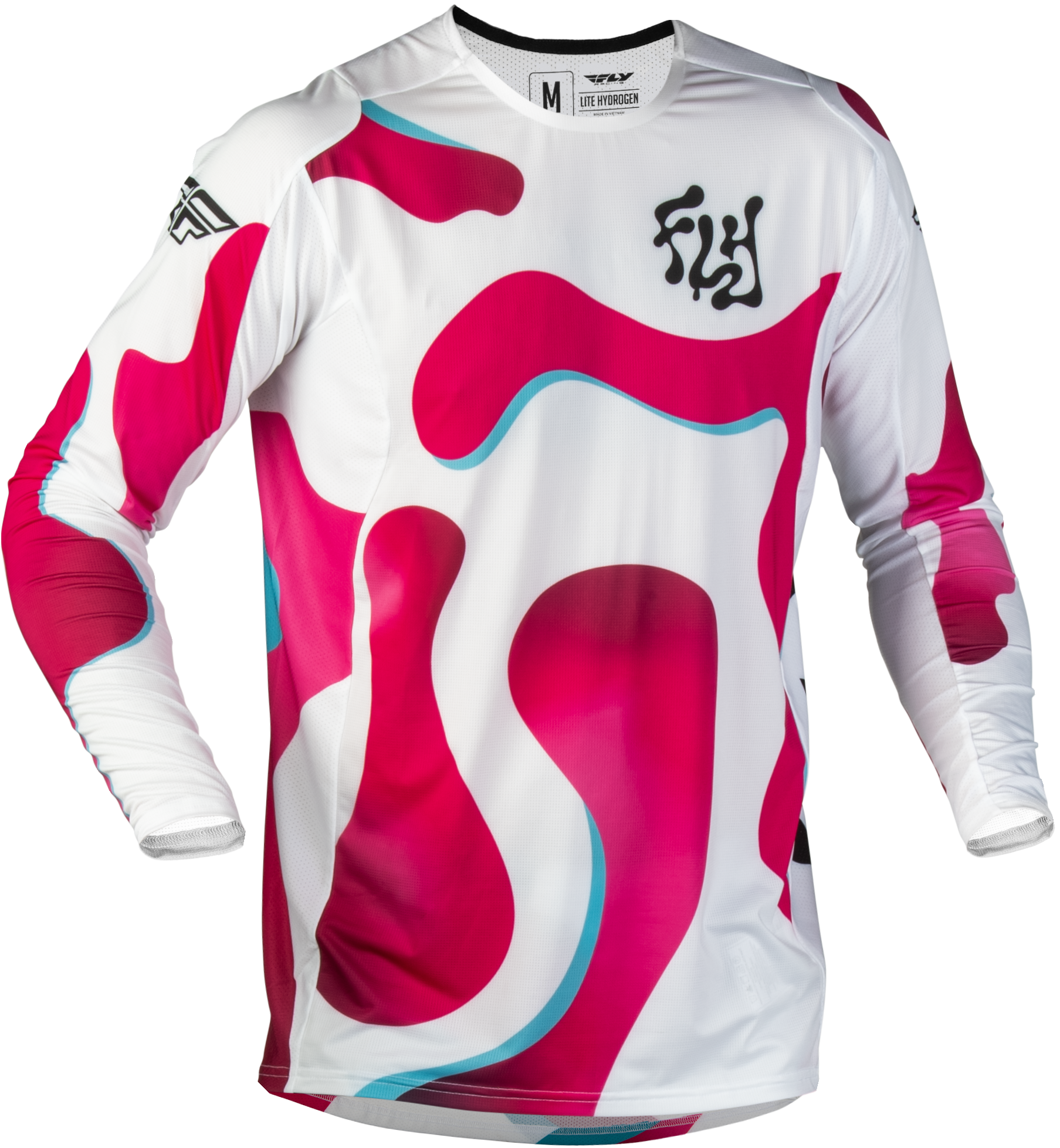 Lite Vibe Jersey White/Pink/Blue 2x