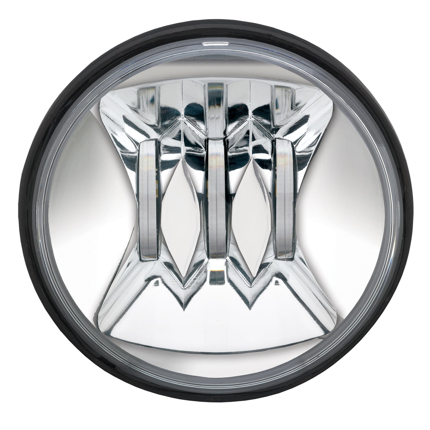 6045 Led Fog Lamp 4.5" Chr Bezel Single