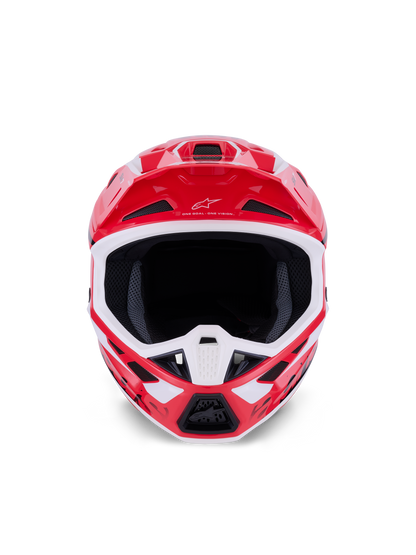 Sm7 Deed Helmet Red/Blk/Wht Glossy Xl