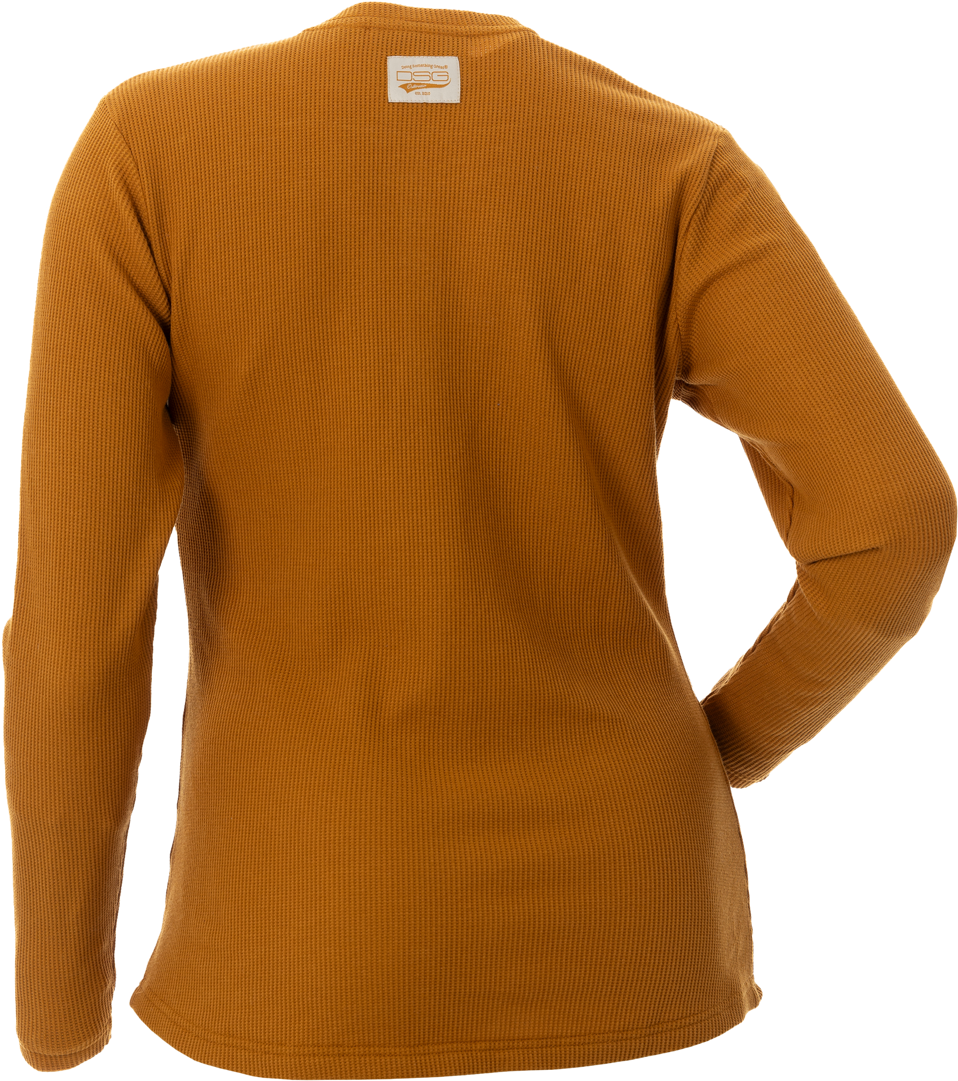 Cozy Waffle Shirt Fawn Lg