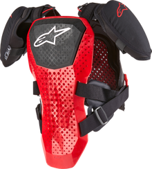 A 5 S Youth Chest Protector Black/White/Red Sm/Md