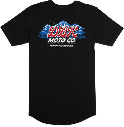 Rippin The Rockies Premium Tee Black Xl