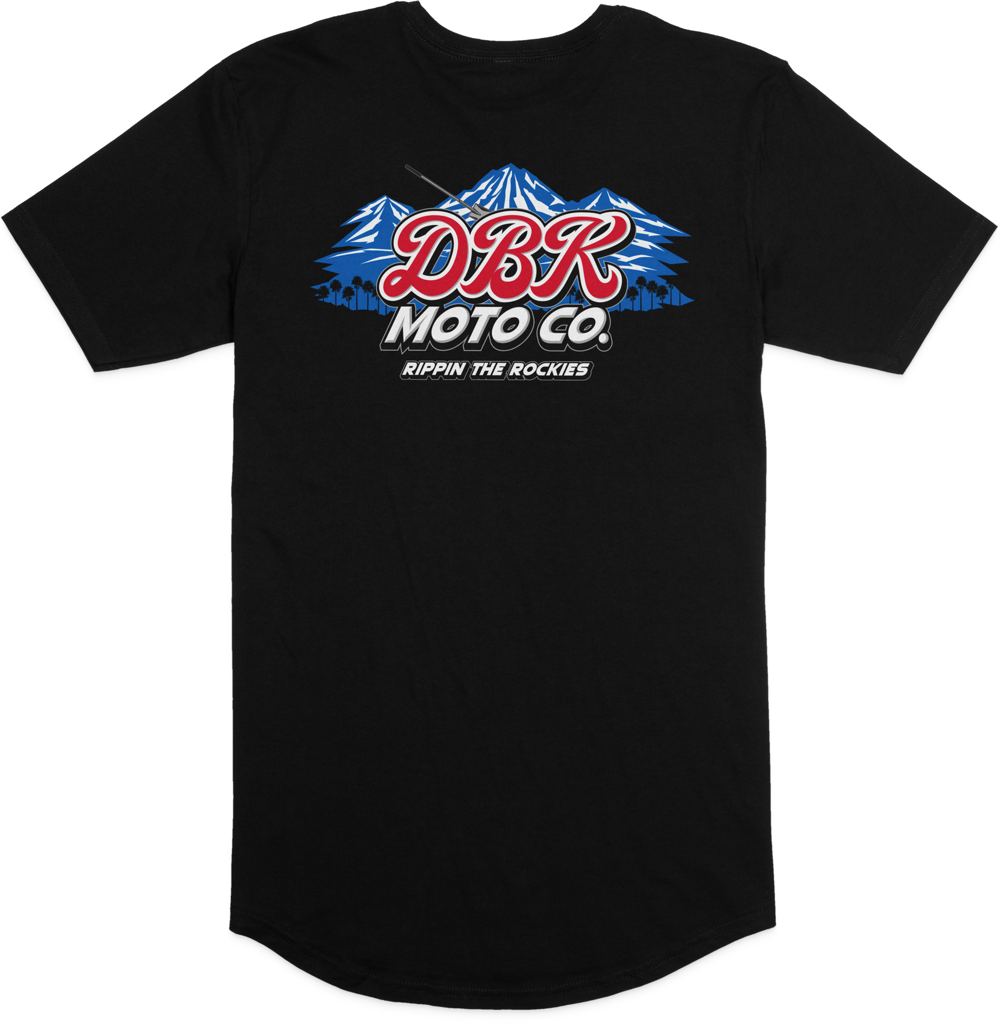 Rippin The Rockies Premium Tee Black Sm