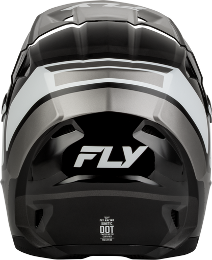 Youth Kinetic Scrap Helmet Black/White/Grey Ym