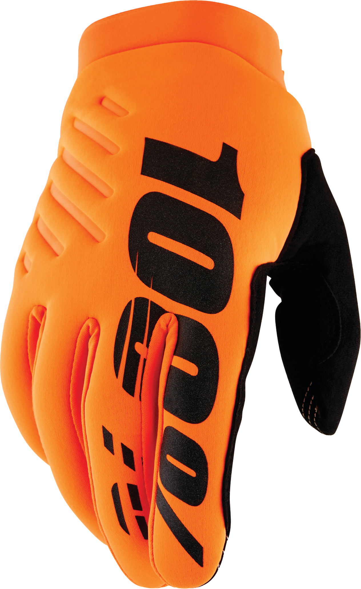 Brisker Youth Gloves Fluo Orange/Black Lg