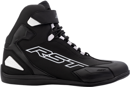 Sabre Moto Shoe Ce Boot Black / Black / White  Sz 11.5