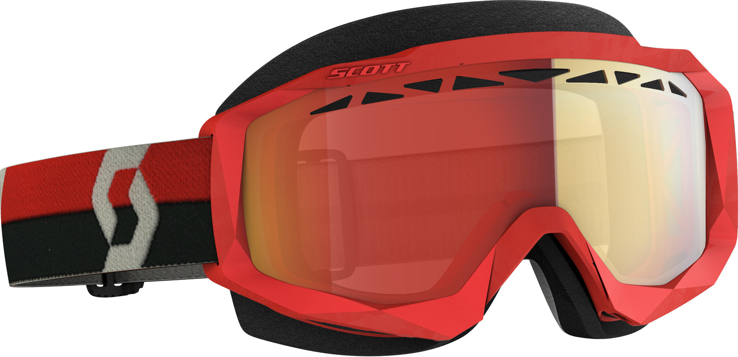 Hustle X Snwcrs Goggle Red/Gry Enhancer Red Chrome