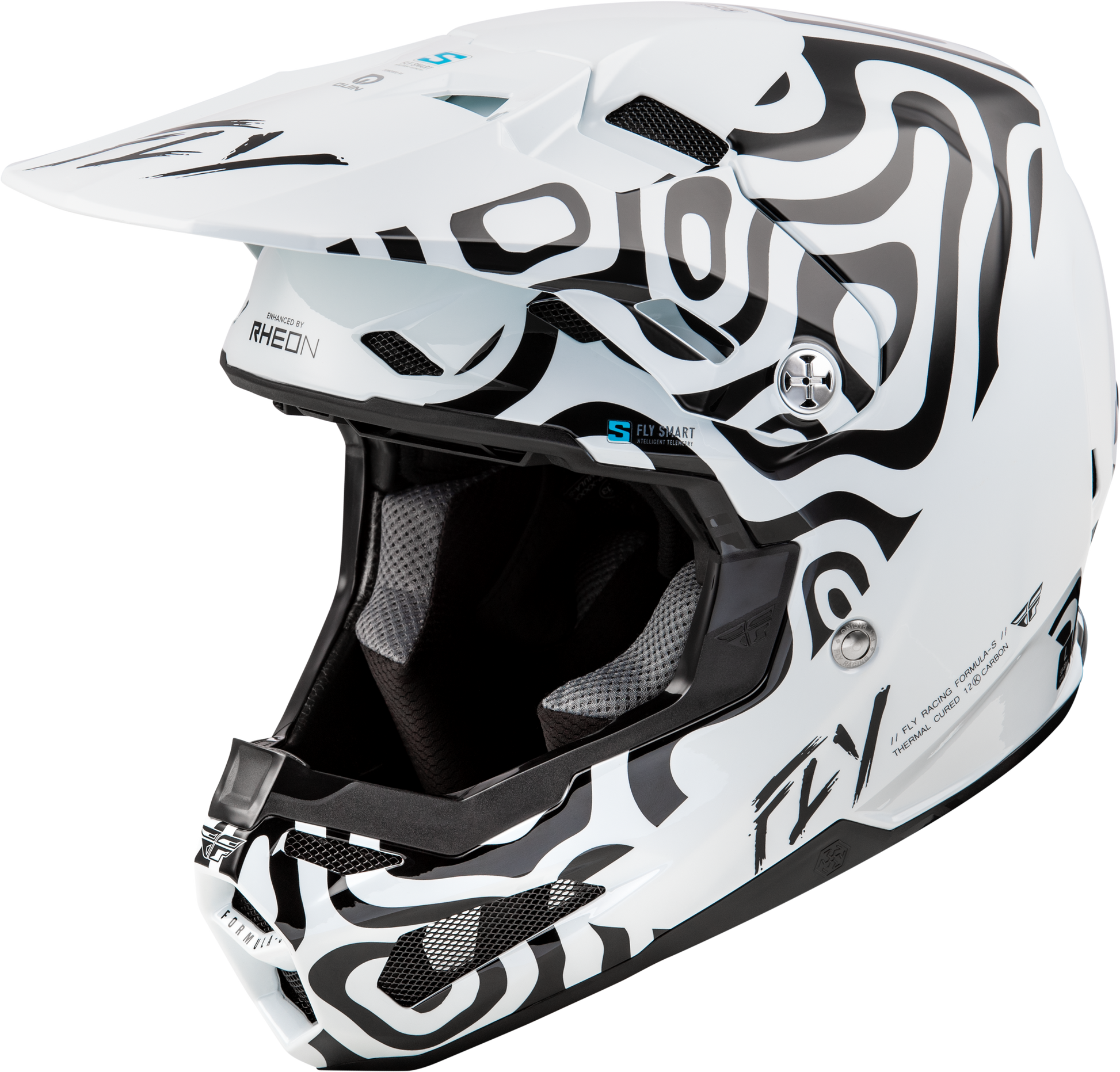 Formula S Carbon Abyss Helmet White/Black Xl