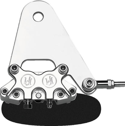 Performance Machine Rear Brake 125x4R x 11.5in Dsc - Chrome