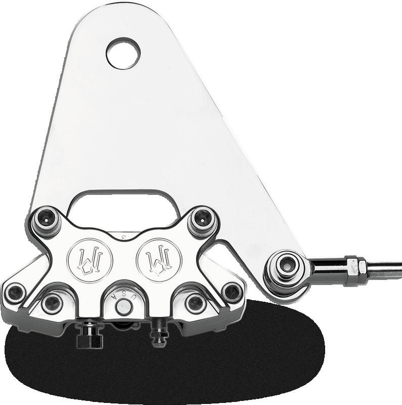 Performance Machine Rear Brake 125x4R x Stock Dsc - Chrome