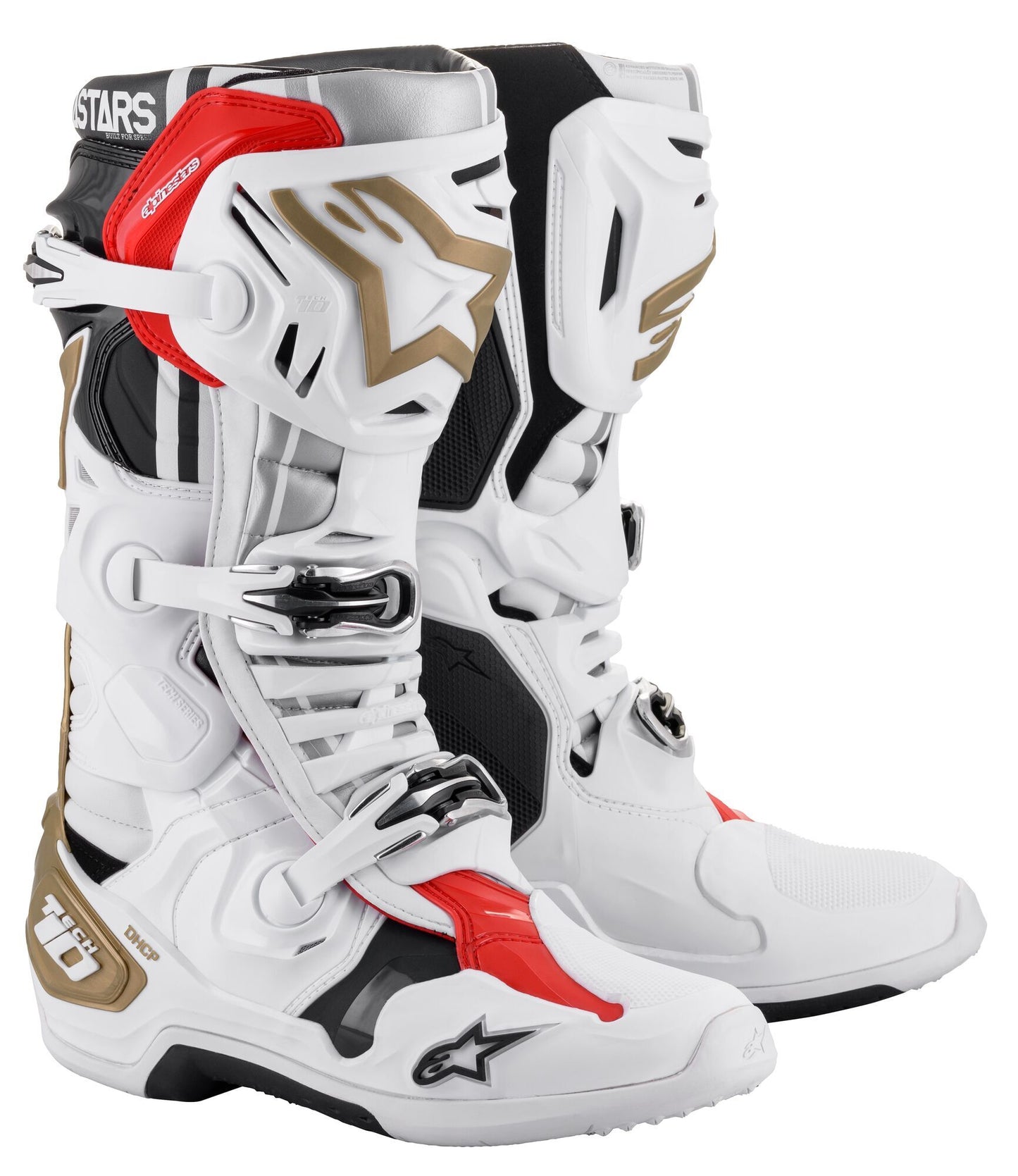 Tech 10 Squad 20 Le 2020 Boots White/Silver/Gold Sz 12