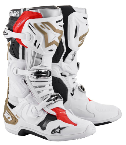 Tech 10 Squad 20 Le 2020 Boots White/Silver/Gold Sz 09