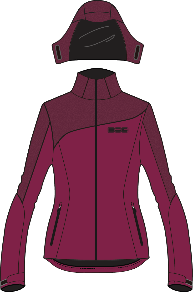 Malea Softshell Jacket Garnet Heather 4x