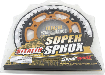 Rear Stealth Sprocket Alu/Stl 43t 525 Gld Suz/Yam