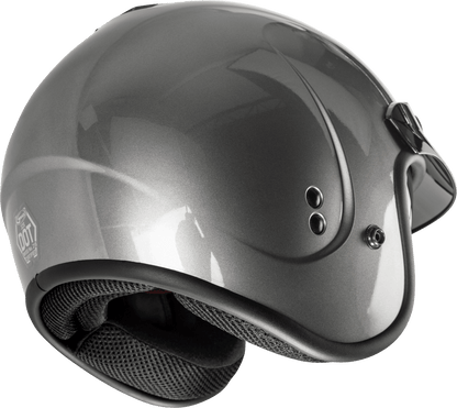 Gm 32 Open Face Helmet Titanium Lg
