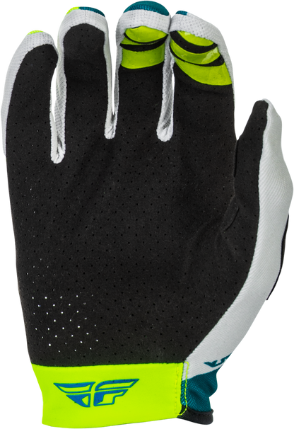 Lite Gloves Grey/Lime/Teal Xs