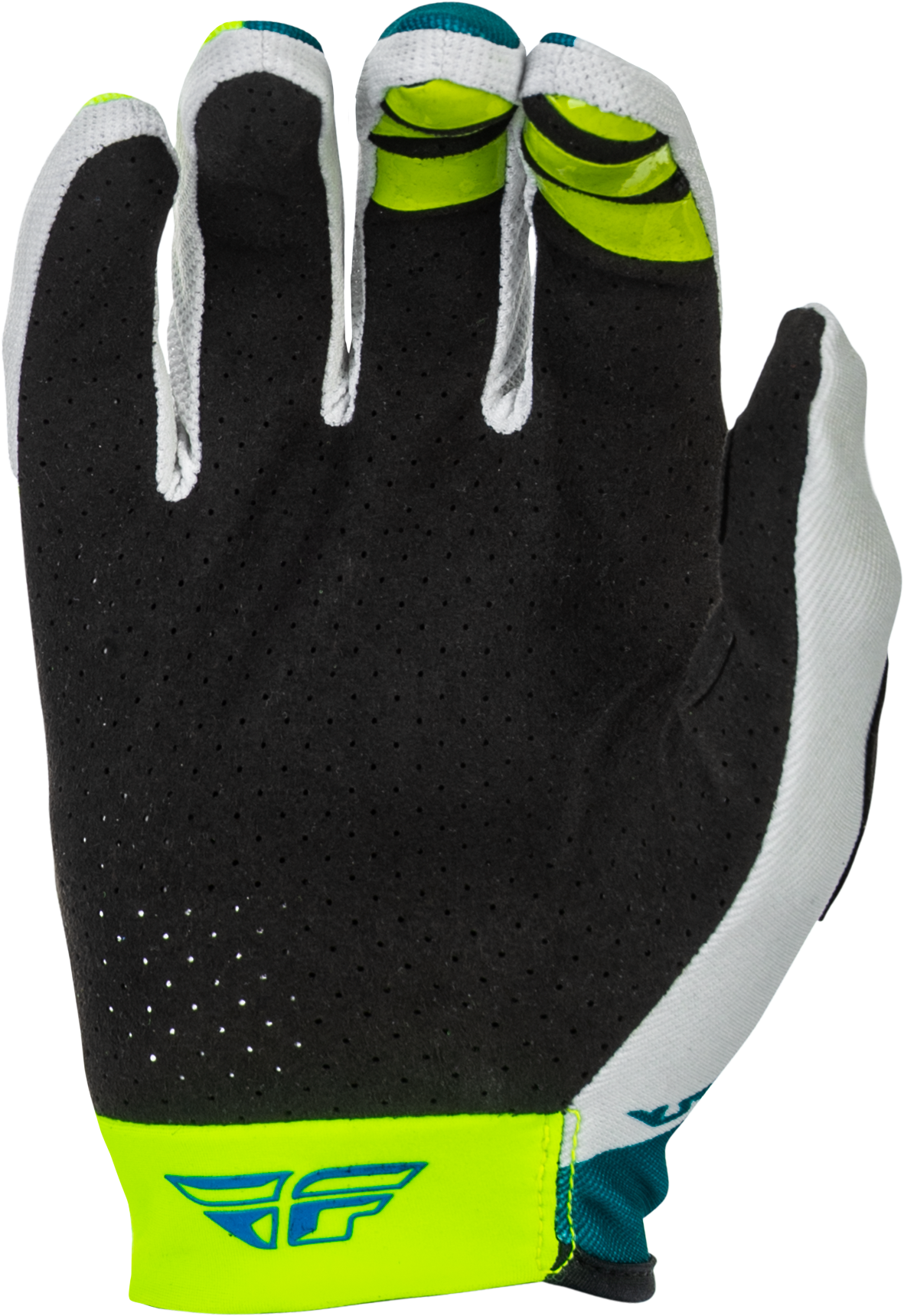 Lite Gloves Grey/Lime/Teal Lg