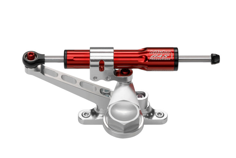Bitubo KITT Steering Damper Kit For Ober Tank Mounting With Red Shock Absorber