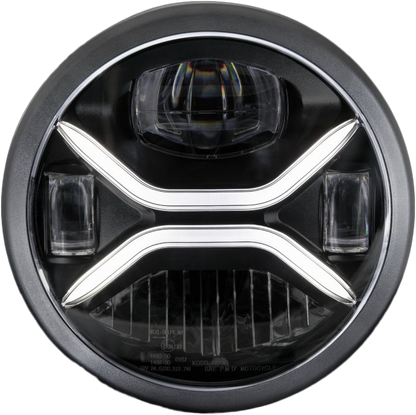 7" Zenith Led Headligh H4 Plug