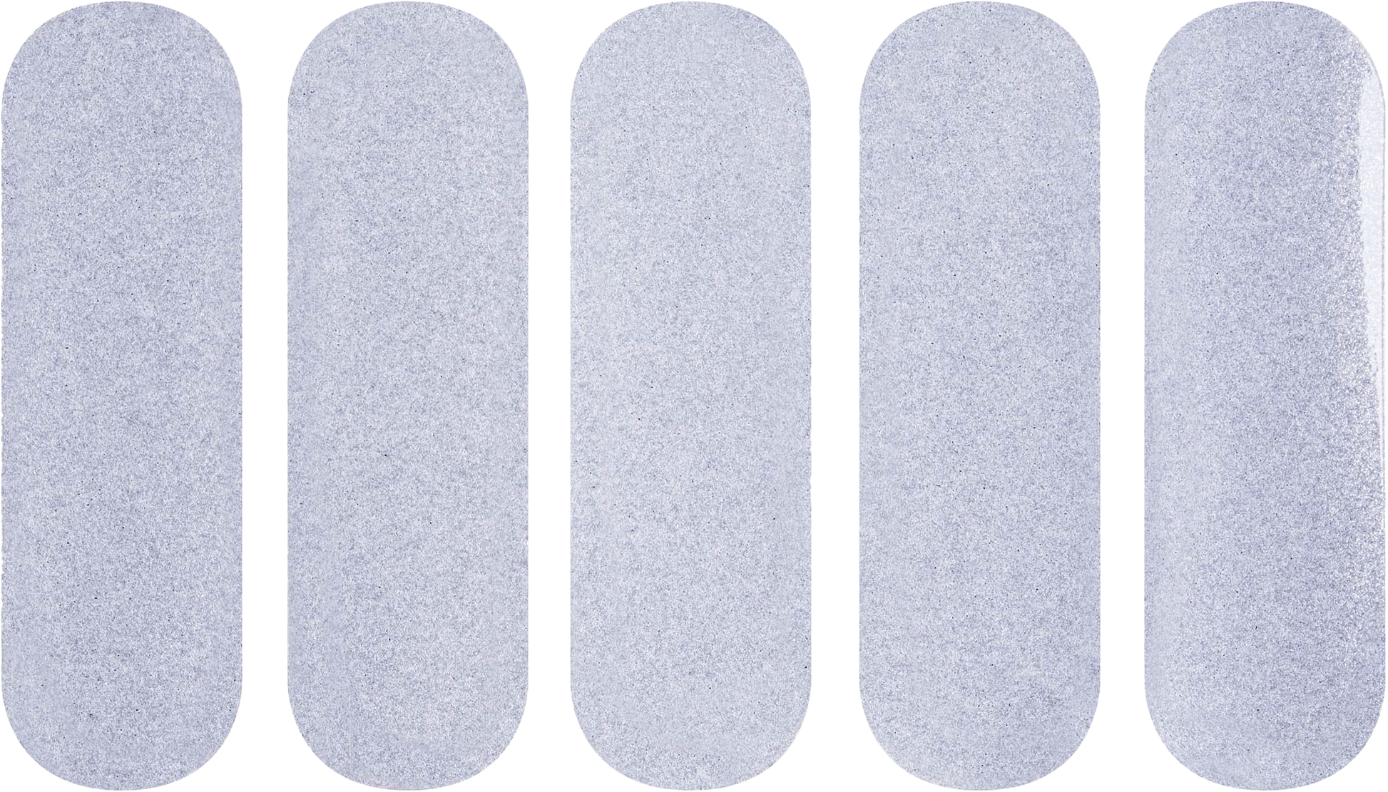 Reflective Grey Helmet Stickers 5pcs