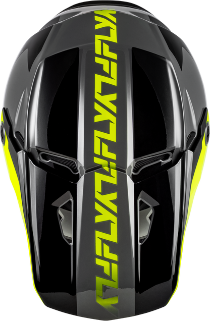 Kinetic Crest Helmet Grey/Black/Hi Vis 2x