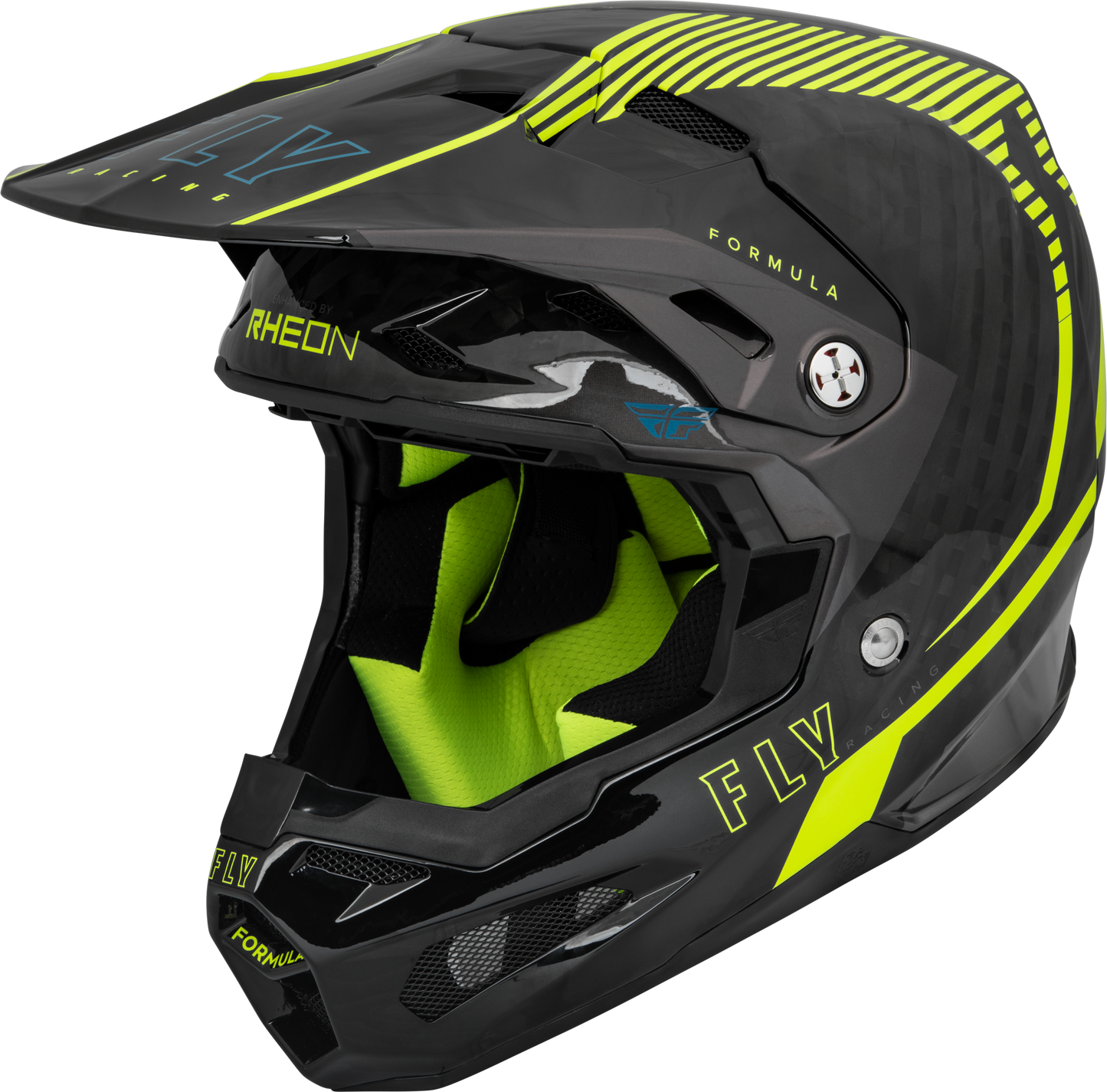 Youth Formula Carbon Tracer Helmet Hi Vis/Black Yl
