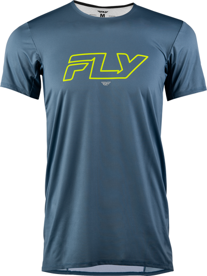 Enduro Short Sleeve Jersey Slate/Hi Vis Xl