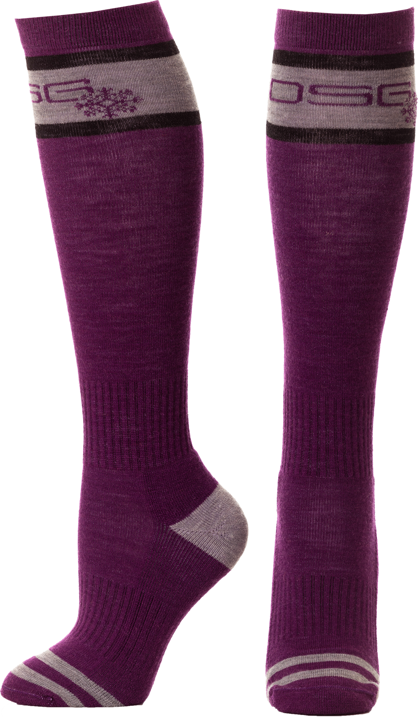 Mid Weight Socks Deep Amethyst