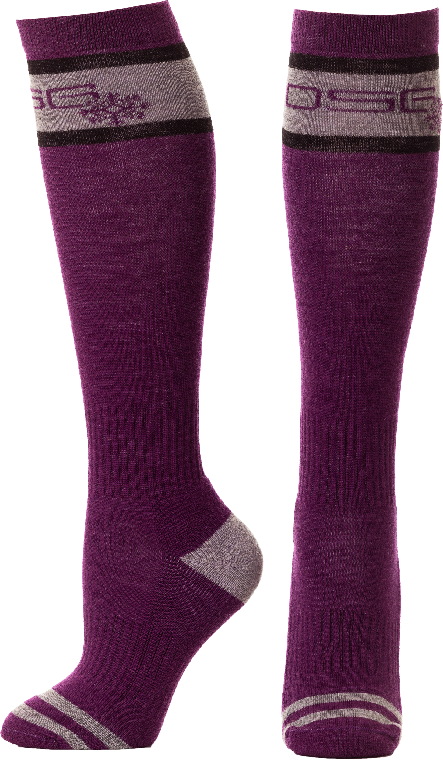 Mid Weight Socks Deep Amethyst