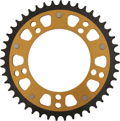 Rear Stealth Sprocket Alu/Stl 44t 520 Gld Hay/Suz/Tri
