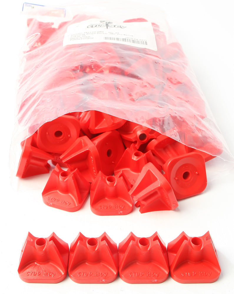 Super Lite Pro Series Single Backers .75" 84/Pk Red