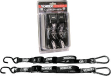 Tie Downs 1" 2/Pk Blk