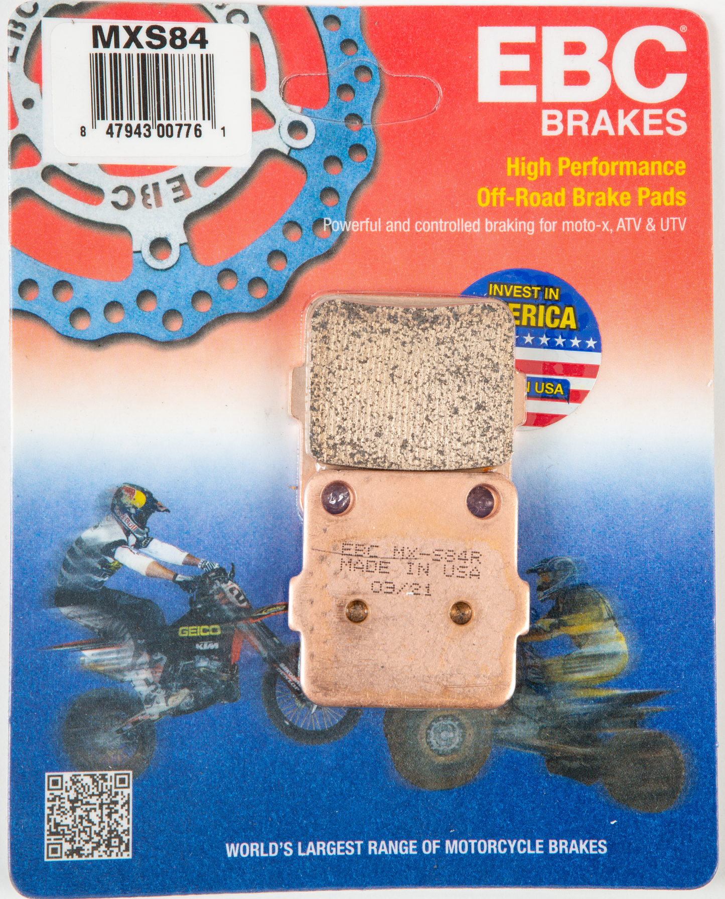 Brake Pads Mxs84 Extreme Pro Mxs Series