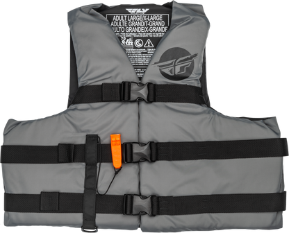 Nylon Flotation Vest Grey/Black 3x