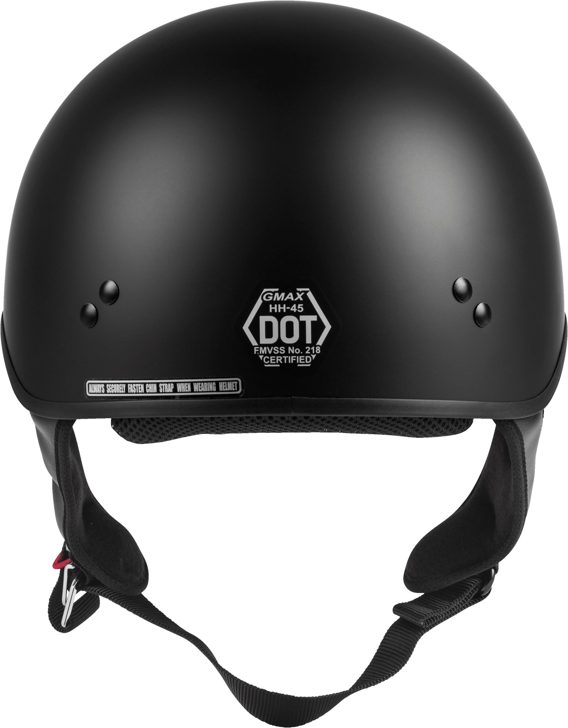 Hh 45 Half Helmet Naked Matte Black Xl