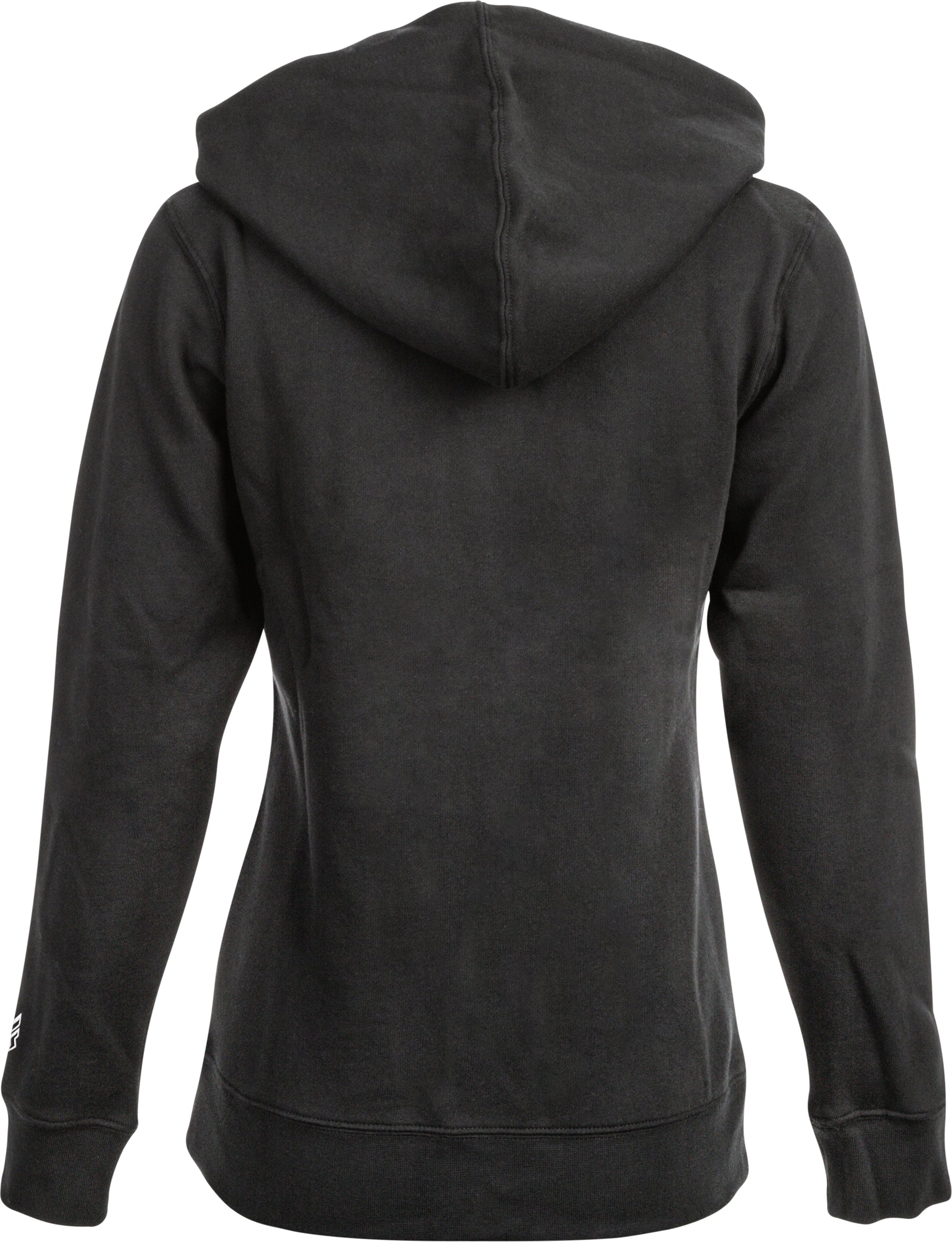 Women's Fly Corporate Zip Up Hoodie Black Lg