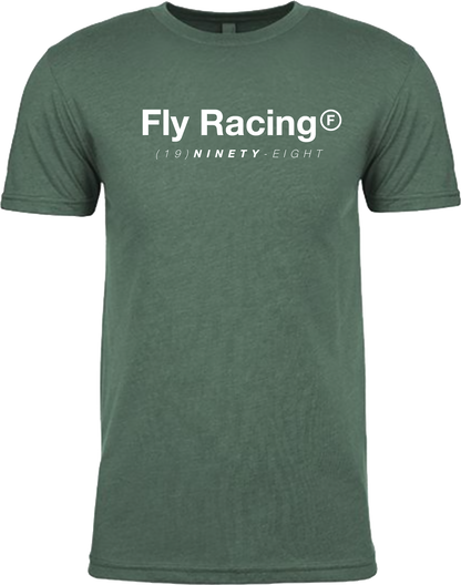Fly Trademark Tee Forest Green Heather 2x