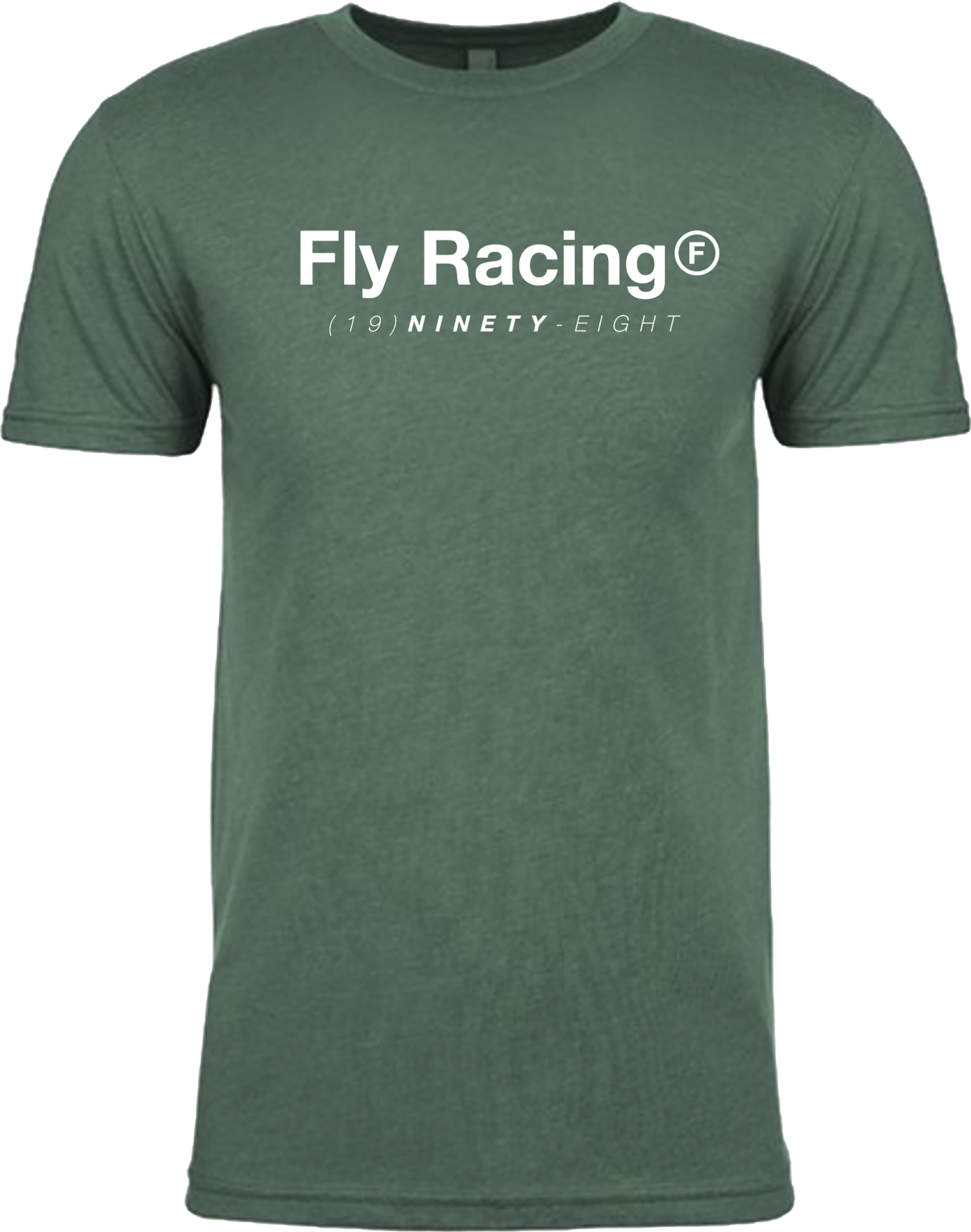 Fly Trademark Tee Forest Green Heather Lg