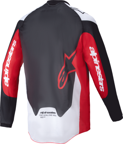 Pro Dura Jersey Black/Bright Red/White 2x
