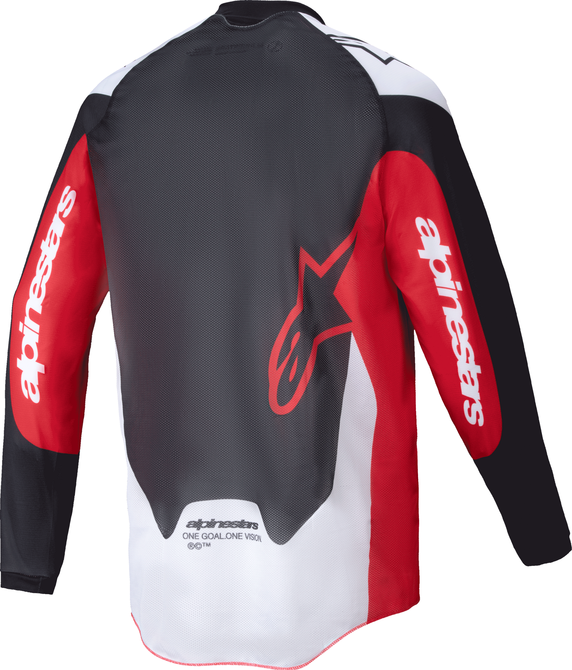 Pro Dura Jersey Black/Bright Red/White Lg