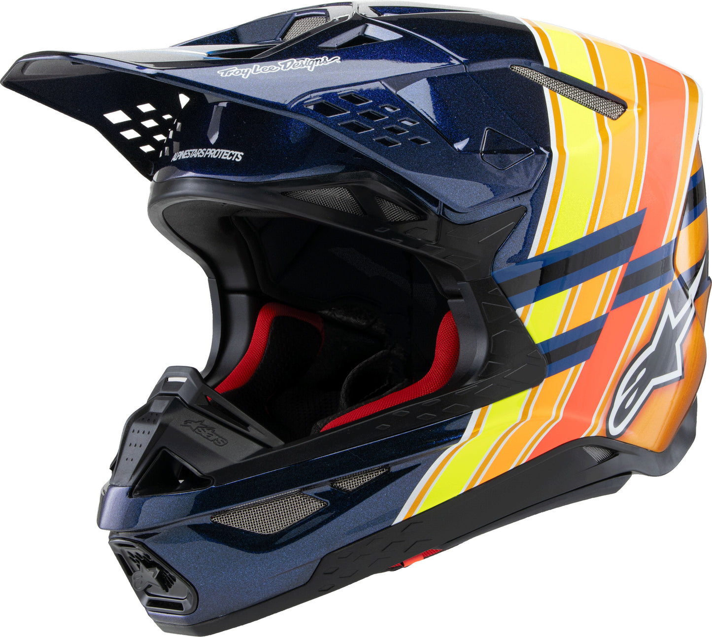 S M10 Tld Edition 25 Helmet Drk Blu/Org/Ylw Fluo/Red 2x