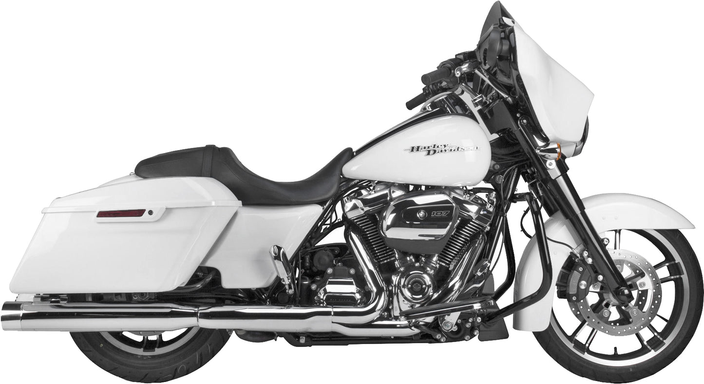 Comp S Slip On M8 Flh/Flt Chrome W/Polished Endcap