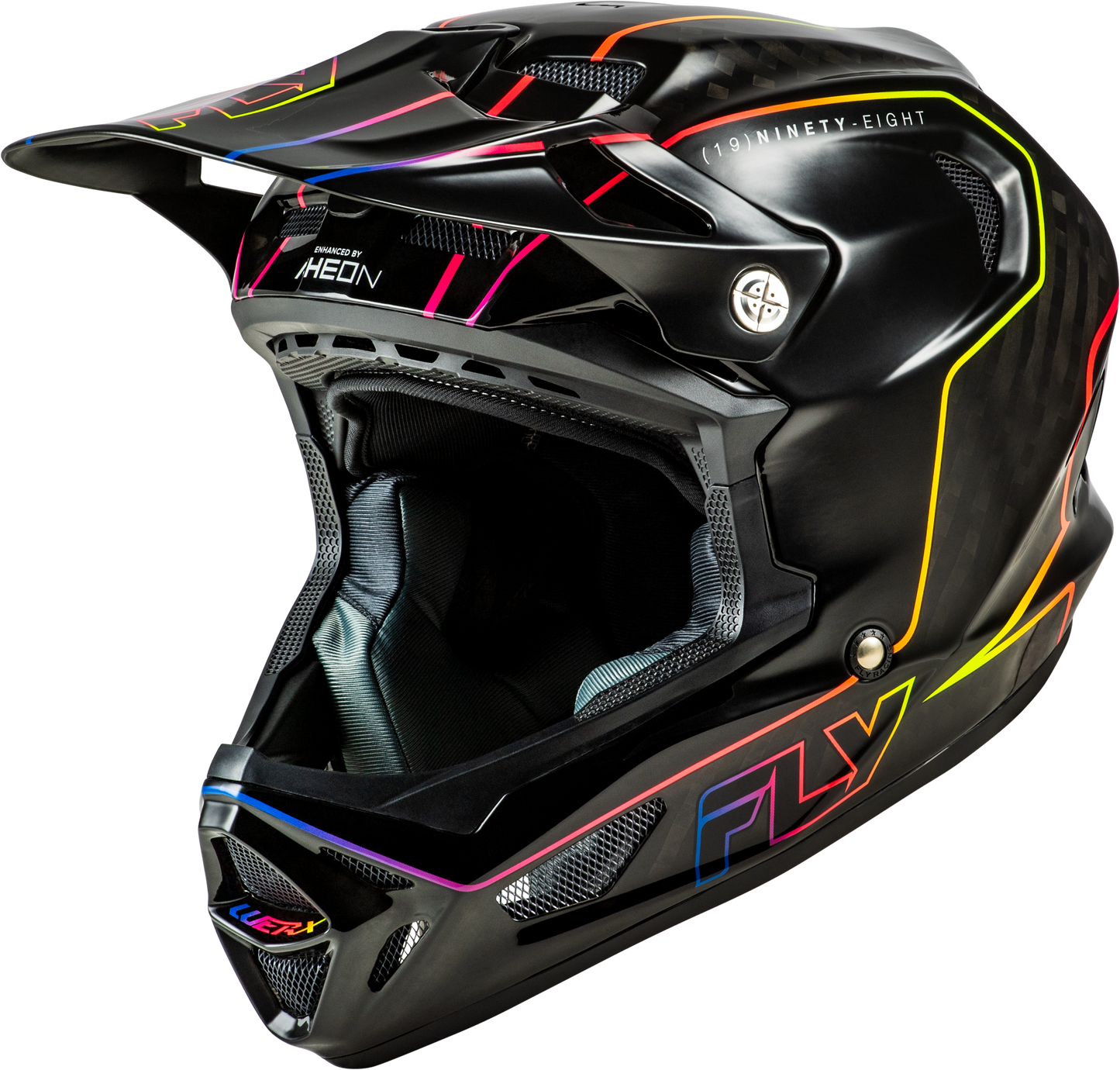 Werx R Flow Carbon Helmet Black Carbon/Black/Multi Xs