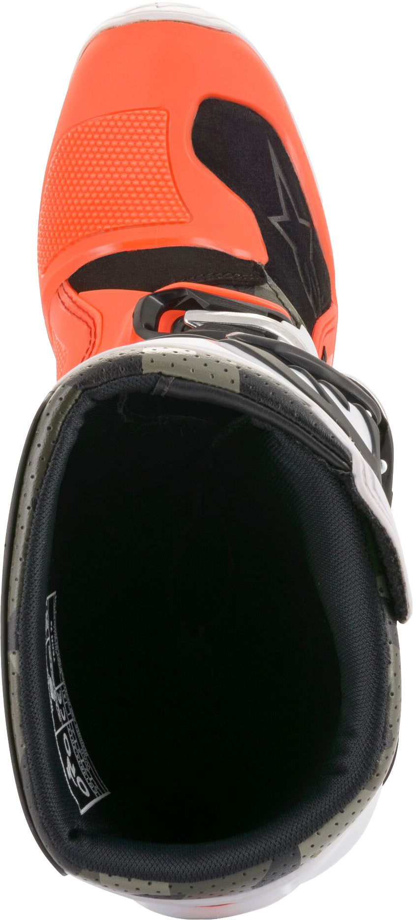 Tech 7s Magneto Boots Blk/Red Fluo/Wht/Gry Sz 06