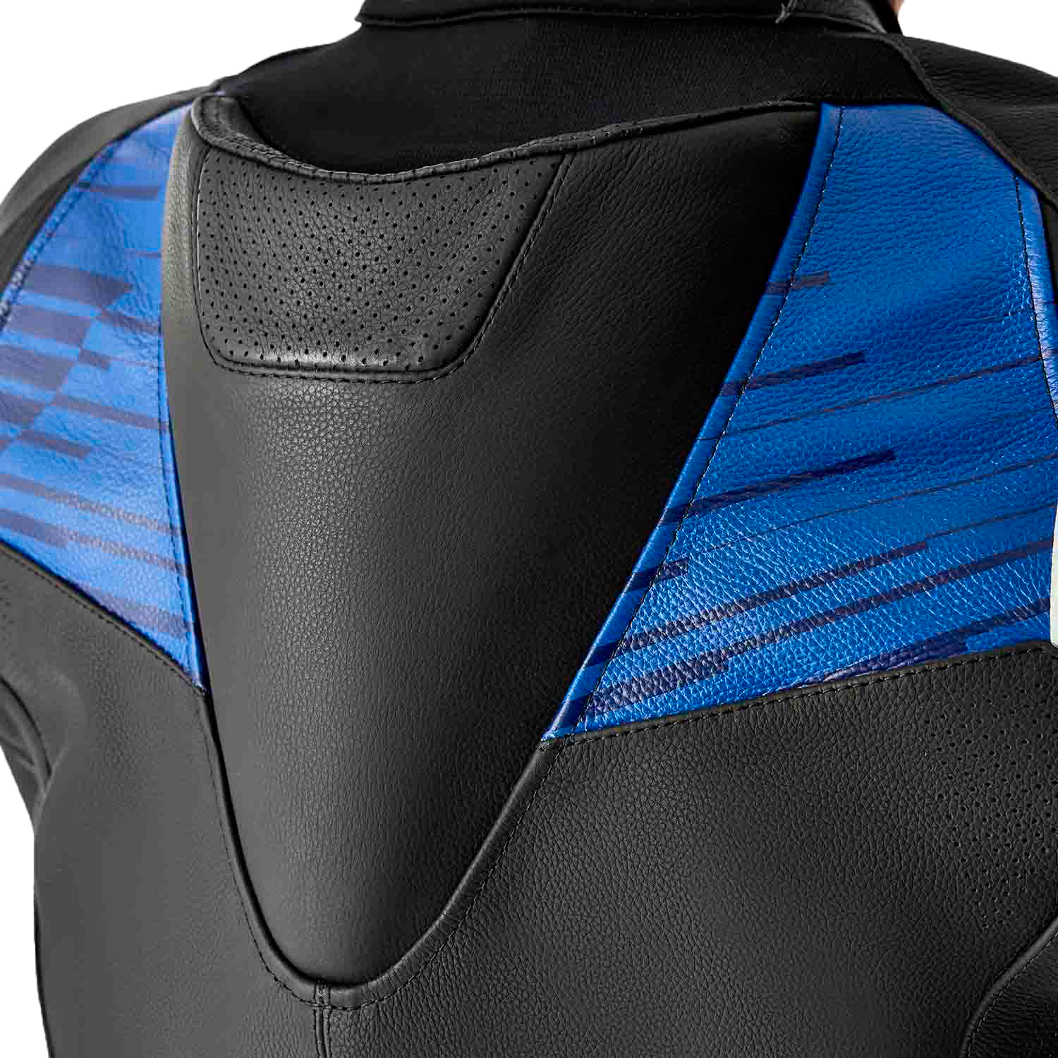 Tractech Evo D3o Jacket Blk/Blue Leather Md